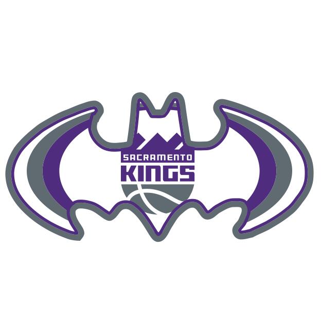 Sacramento Kings Batman Logo iron on heat transfer